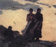 Winslow Homer The Wreck of the Iron Crown oil painting artist